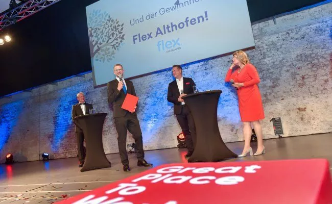 Ausgezeichnet in der Kategorie Betriebliche Bildung & Lebenslanges Lernen wurde Flex Althofen in Kärnten