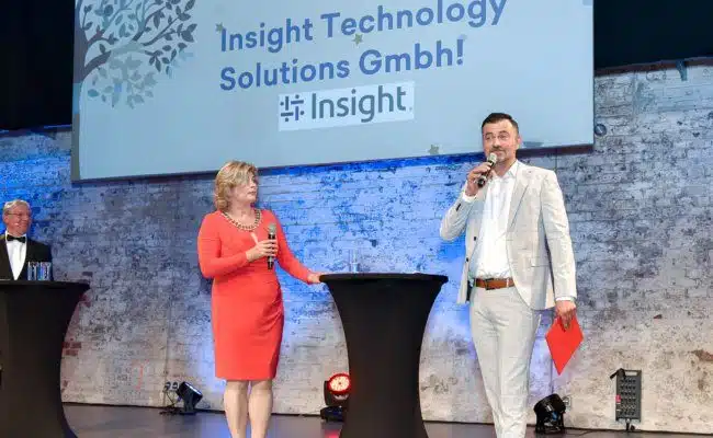 Ausgezeichnet in der Kategorie New Work & Lebensqualität wurde die Insight Technology Solutions GmbH