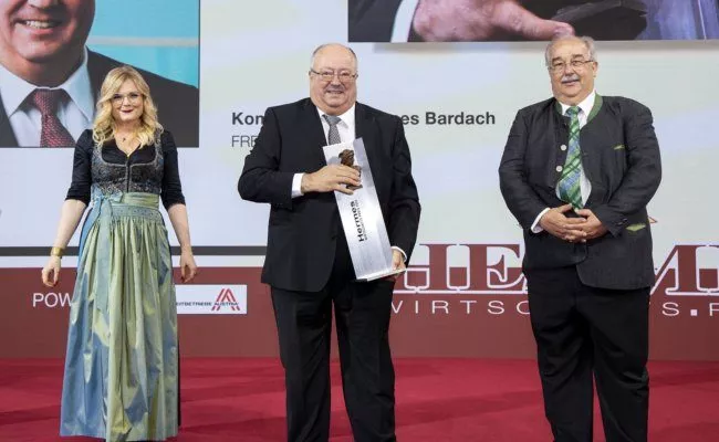 Monica Rintersbacher, Entrepreneur des Jahres Hannes Bardach, Gerhard Schlögel