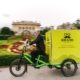 Abholung und Lieferung der Boxen mit dem Cargo-E-Bike