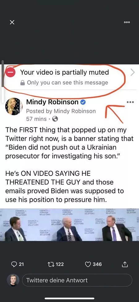 Mindy Robinson postet auf Twitter für Trump