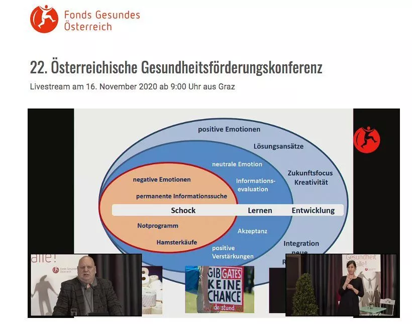 22. Österreichische Gesundheitsfrderungskonferenz Online