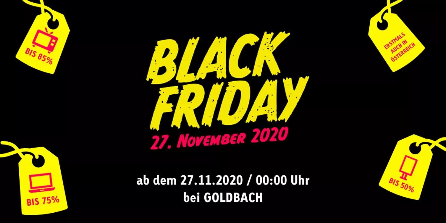 Black Friday & Cyber Monday bei Goldbach Austria