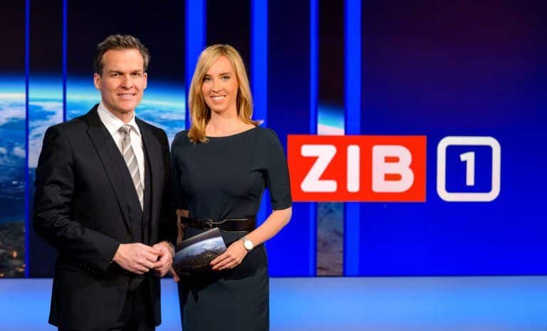 Zeit im Bild Moderatoren Tarek Leitner und Nadja Bernhard