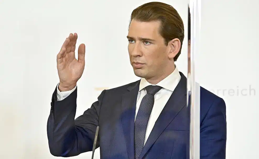 Sebastian Kurz verurteilt Terroranschlag in Wien