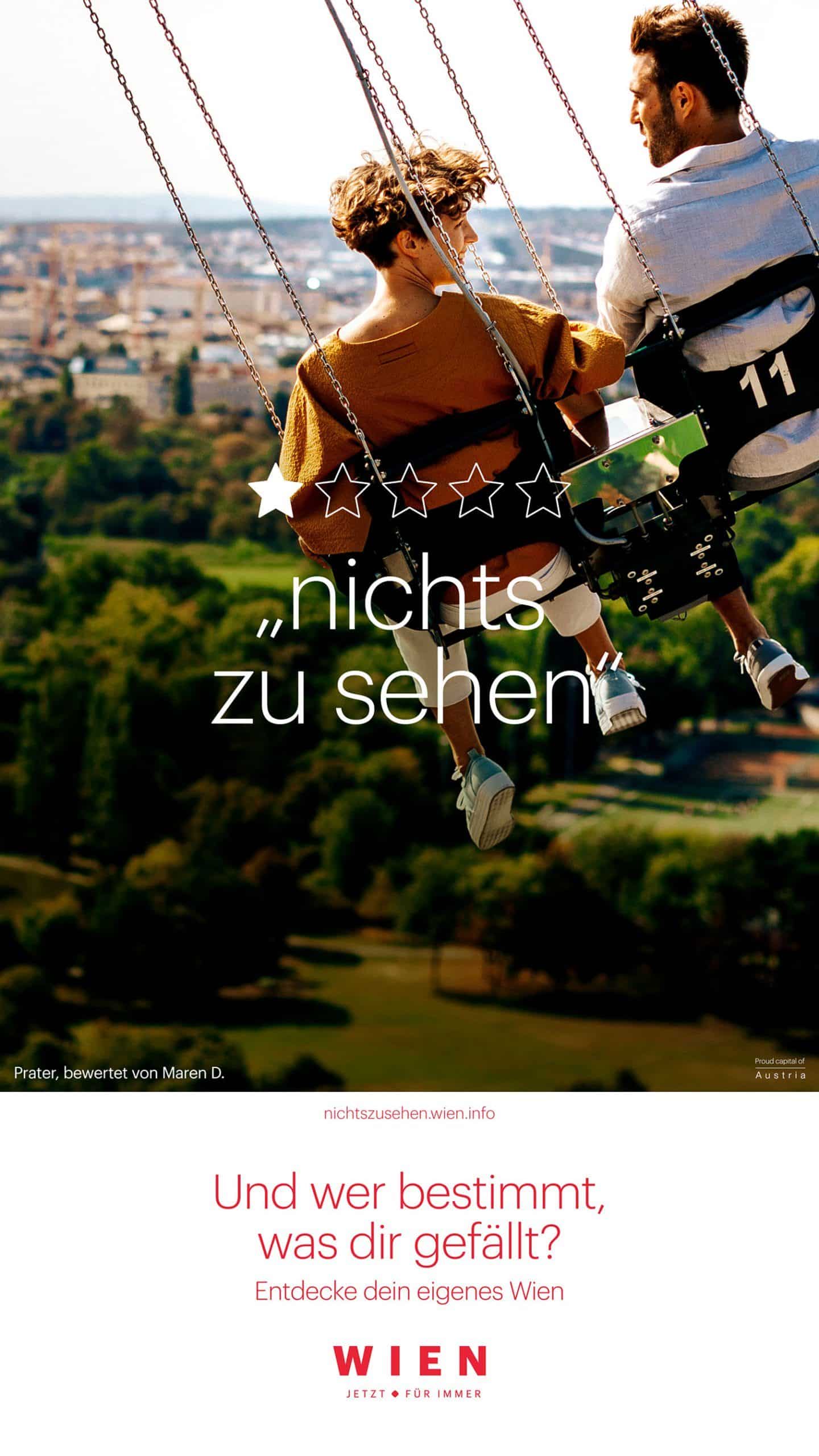 WienTourismus Kampagne Unrating Vienna gewinnt Eurobest Award