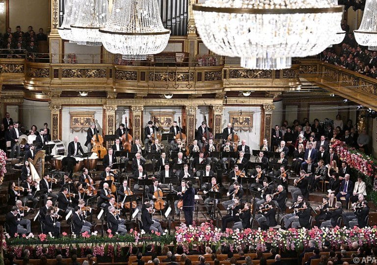 Wiener Philharmoniker spielen Neujahrskonzert 2021 ohne Publikum