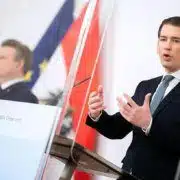 Kanzler Kurz erklärt die Lockdown-Verlängerung