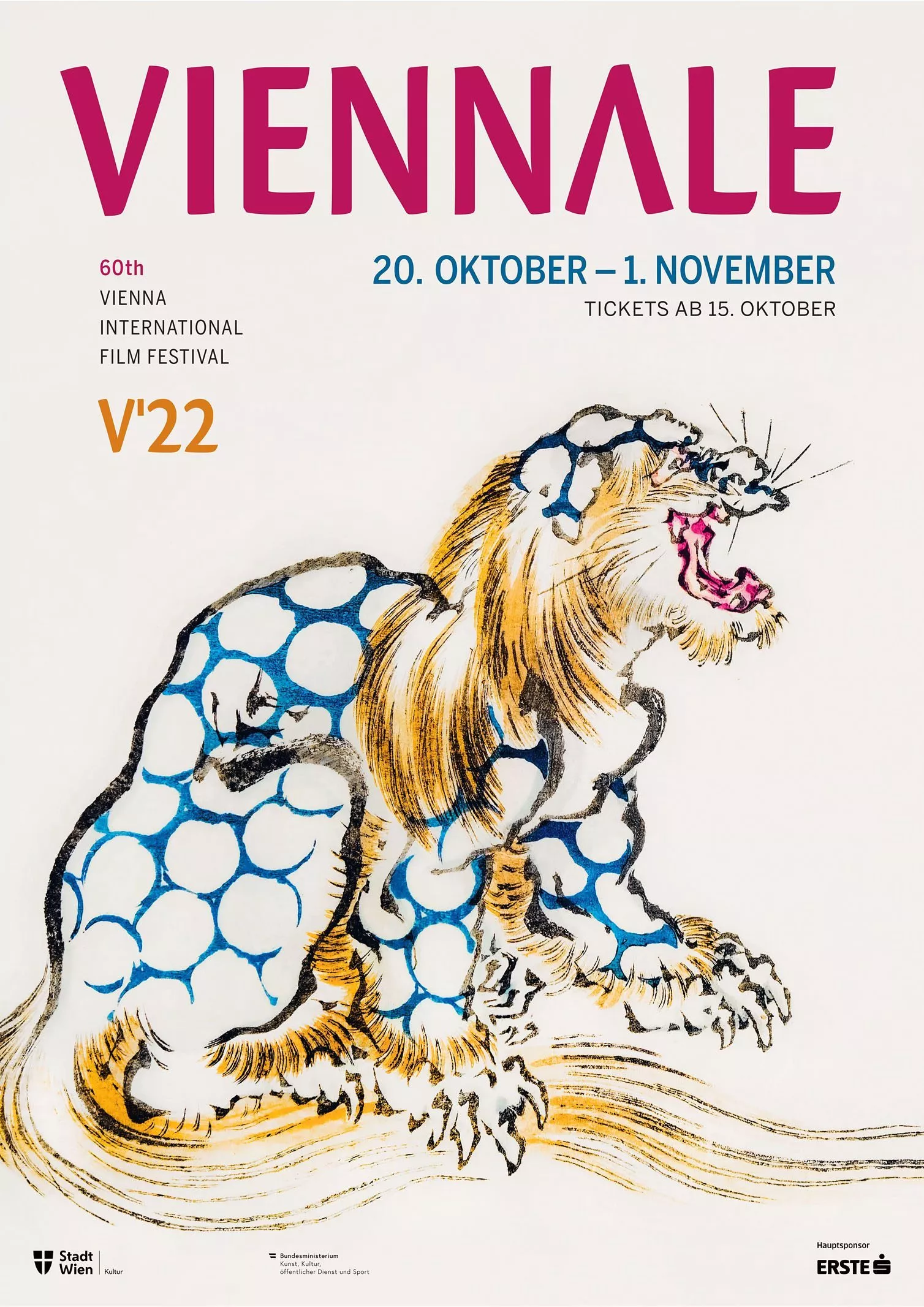 Plakat der 60. Viennale 2022