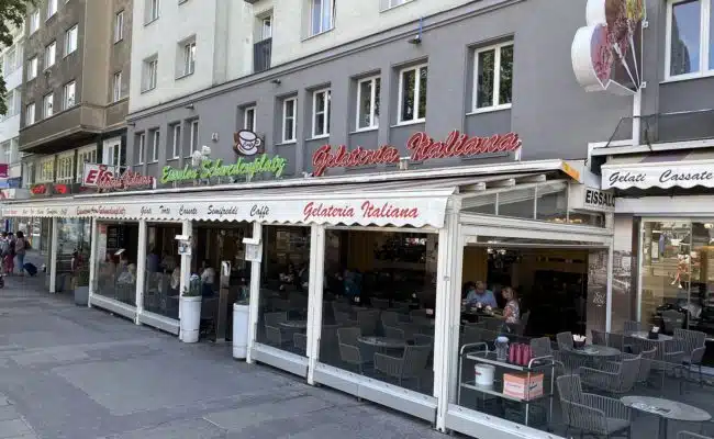 Der beste Eissalon in Wien - Eissalon Am Schwedenplatz