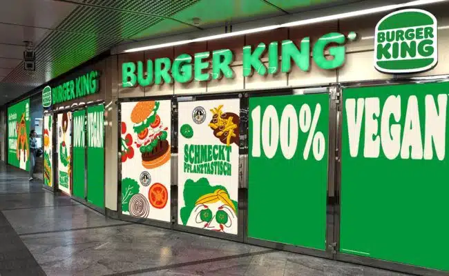 Burger King am Westbahnhof bietet veganes Fastfood an