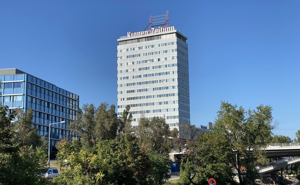 Redaktionsgebäude der Kronen Zeitung in der Muthgasse