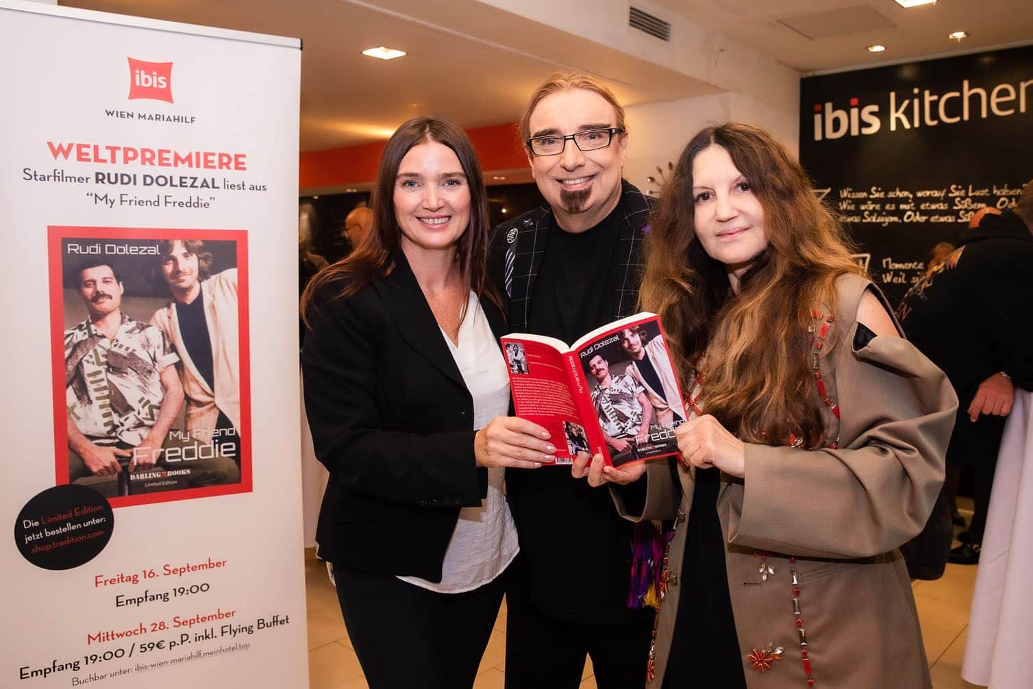 Zabine, Rudi Dolezal und Cécile Nordegg