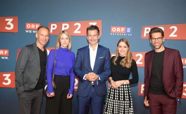 Marcus Wadsak, Mariella Gittler, Roland Weißmann, Katja Winkler und Philipp Maschl.