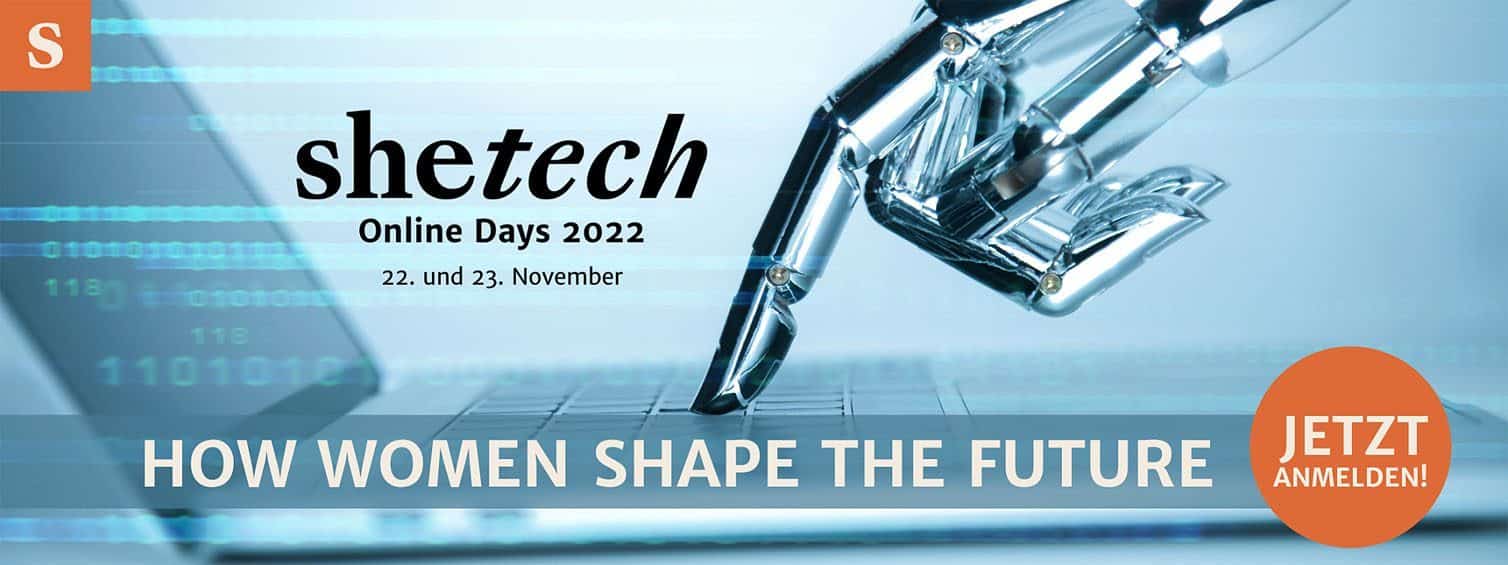 Am 22. und 23. November finden zum dritten Mal die shetech Online Days von SHEconomy statt.