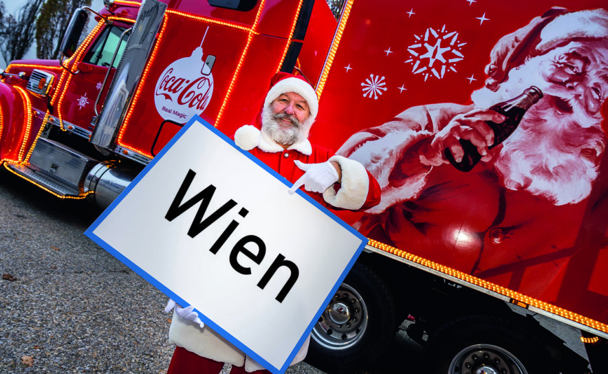 Die Coca-Cola Weihnachtstruck-Tour kommt nach Wien.
