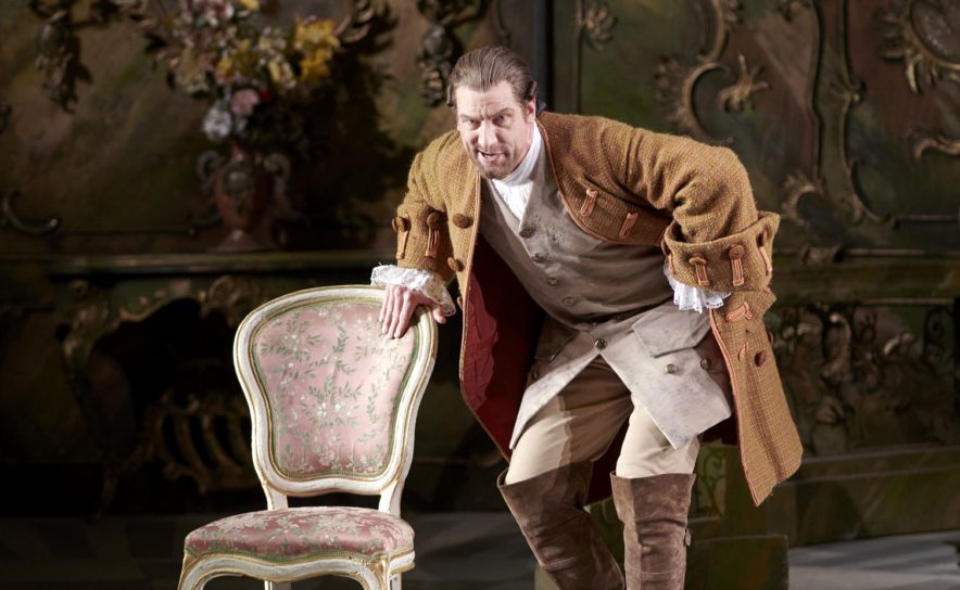 Günther Groissböck (Baron Ochs) in "Der Rosenkavalier" an der Wiener Staatsoper.