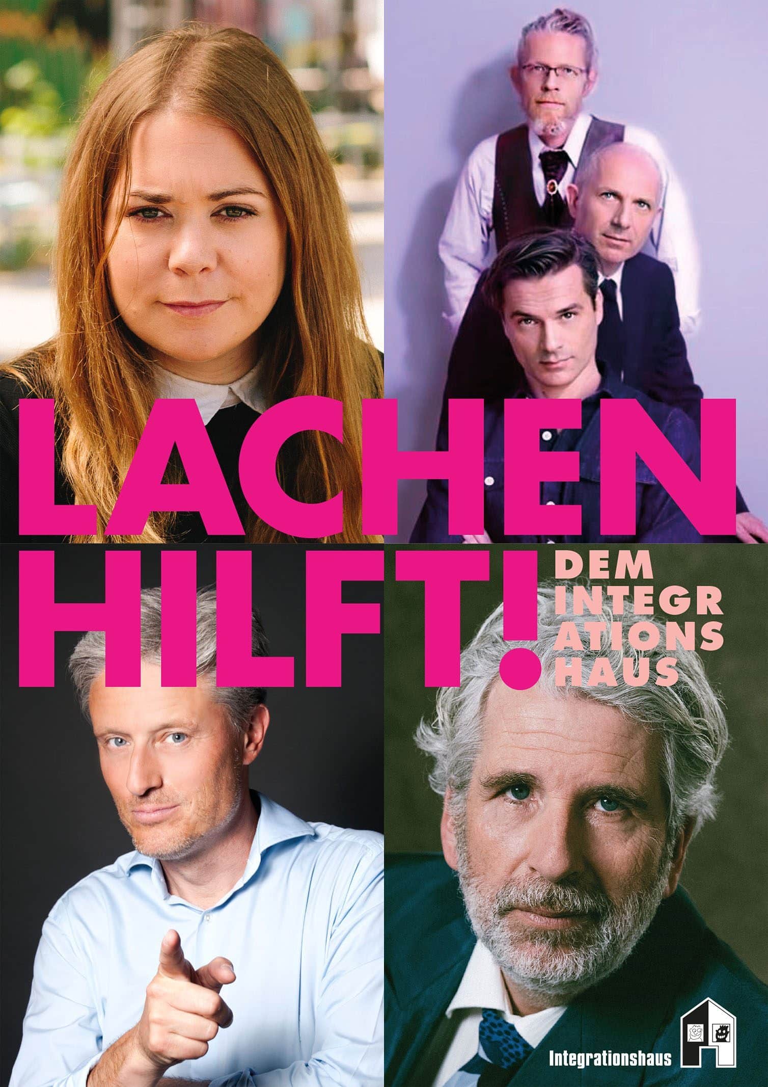 Benefiz-Gala "Lachen hilft!" am 21. Februar 2023 für das Integrationshaus im Stadtsaal.