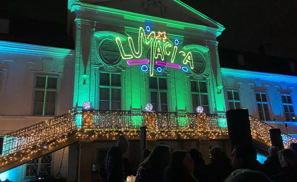 Lumagica erleuchtet das Europahaus Wien