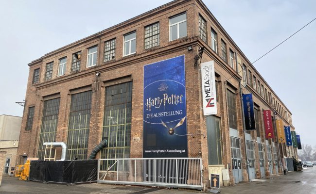 Die Harry Potter Ausstellung in Wien METAStadt startet am 16. Dezember 2022.