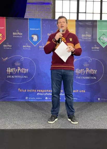 Der Mann hinter der Harry-Potter-Ausstellung ist Tom Zaller, Präsident von Imagine Exhibitions.