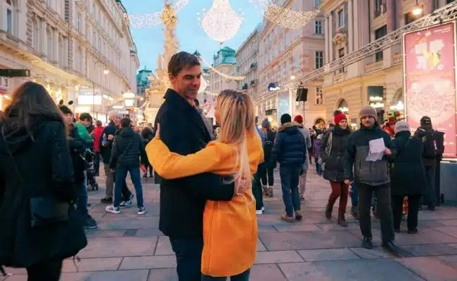 Wiener Silvesterpfad am Graben lädt zum Tanzen ein