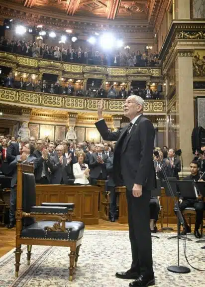 Angelobung von Bundespräsident Alexander Van der Bellen.