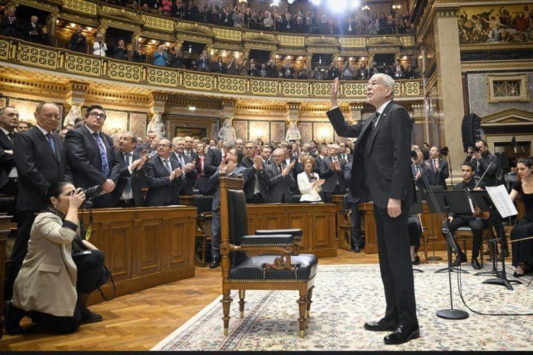 19. Bundesversammlung aus Anlass der Angelobung von Bundespräsident Alexander Van der Bellen.