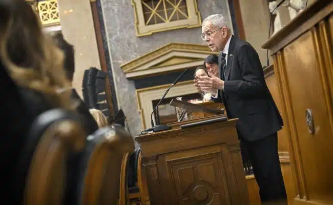 Rede von Alexander Van der Bellen anlässlich seiner Angelobung zum Bundespräsident.