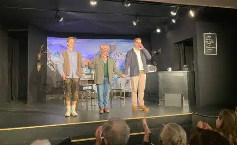 Premiere von Chaim und Adolf im Theater Freien Bühne Wieden.