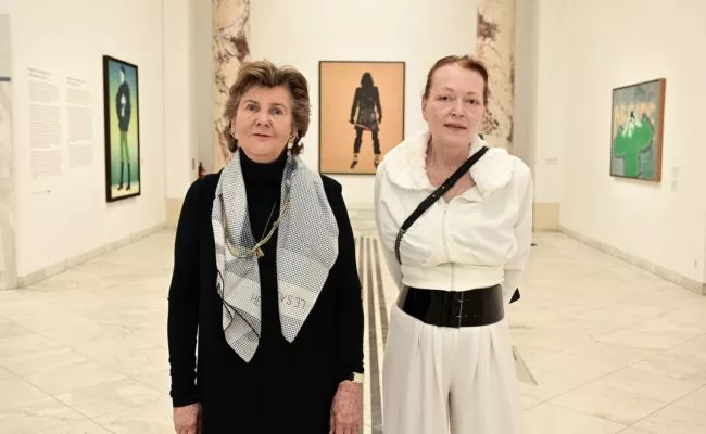 Helga Rabl-Stadler (Kulturexpertin) und Ingried Brugger (Kunstforum Wien).