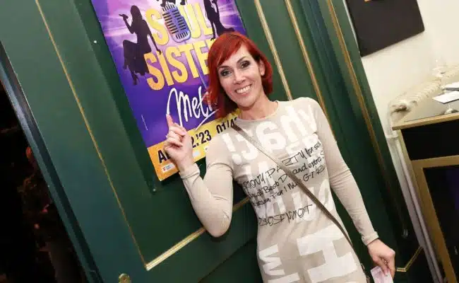 Adriana Zartl bei der Premiere von "Soul Sisters" im Wiener Metropol