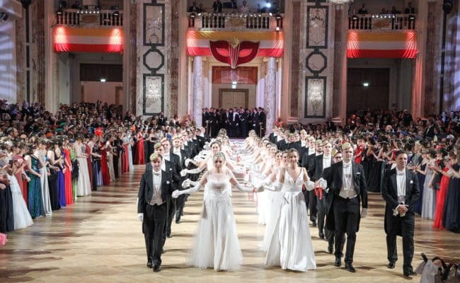 Eröffnung der Rudolfina-Redoute 2023 in der Wiener Hofburg