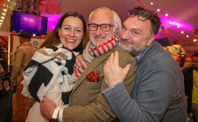 Claire und Michael Schottenberg mit Martin Leutgeb.