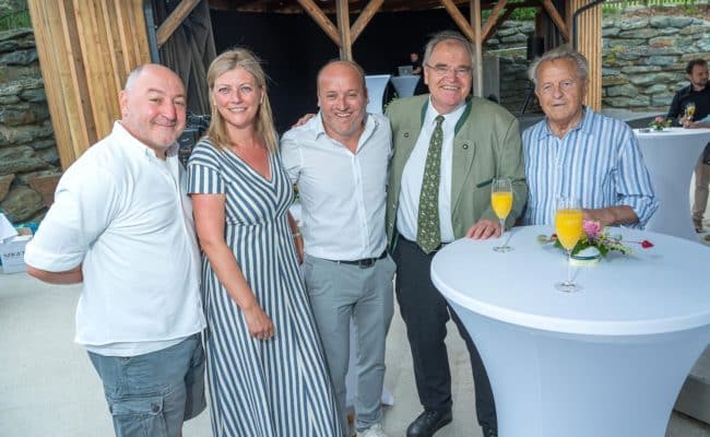 Rudi Roubinek, Andrea und Georg Blochberger, Wolfgang Brandstetter, Franz Blochberger.