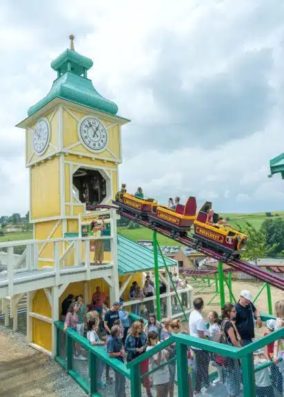 Die Bucklbahn ist eine von vielen Attraktionen im Eis-Greissler Erlebnispark.