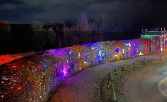 Winter Wonderland Lichterpark im Kronprinzengarten beim Schloss Schönbrunn