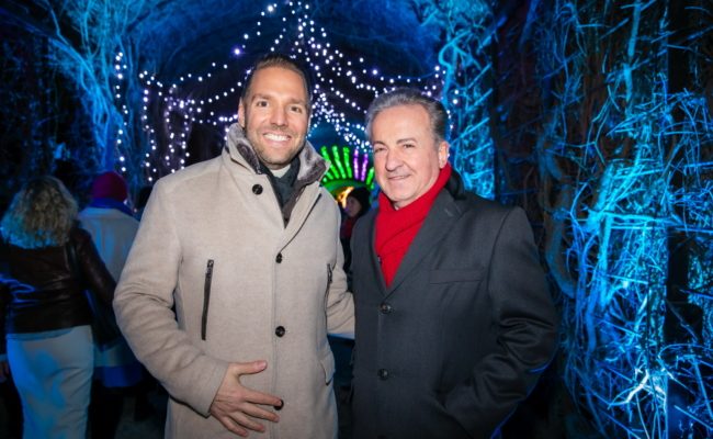 Ronny Leber und Kurt Faist bei der Winter Wonderland Eröffnung in Schönbrunn
