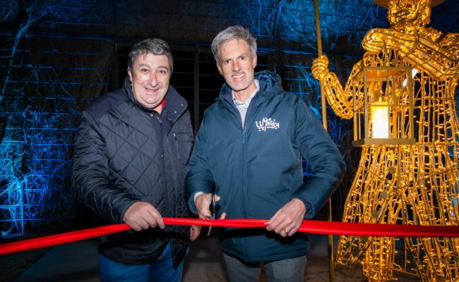 Rogier Wesling und Walter Egle bei der Winter Wonderland Eröffnung in Schönbrunn