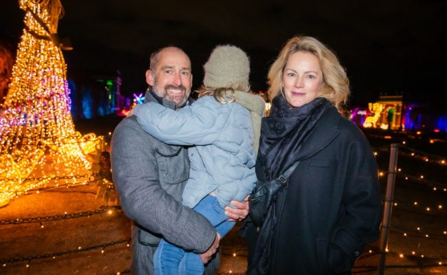 Markus und Eva Wild bei der Winter Wonderland Eröffnung in Schönbrunn