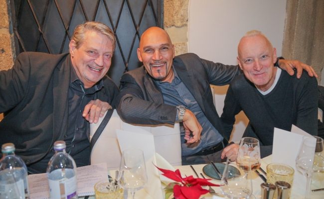 Dieter Chmelar, Cyril Radlher und Gary Howard.