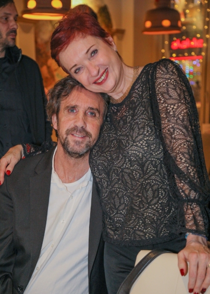 Josef Winkler mit seiner Karin beim Geburtstagsfest von Heribert Kasper.