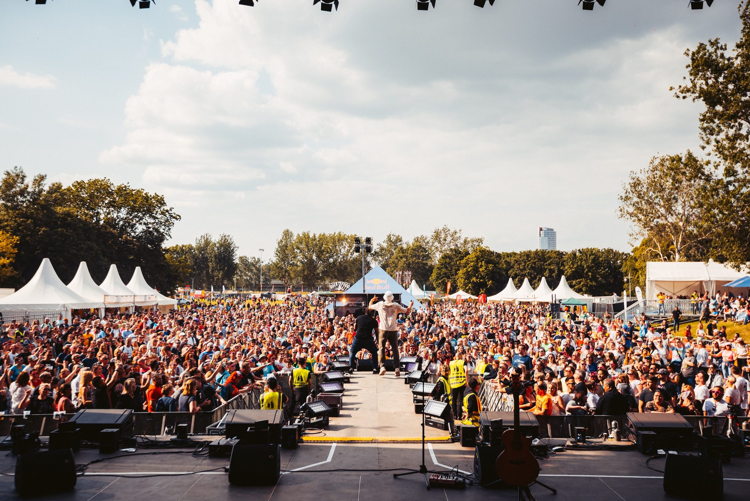 Donauinsel Open Air Festival-Bühne in Wien, Floridsdorf.