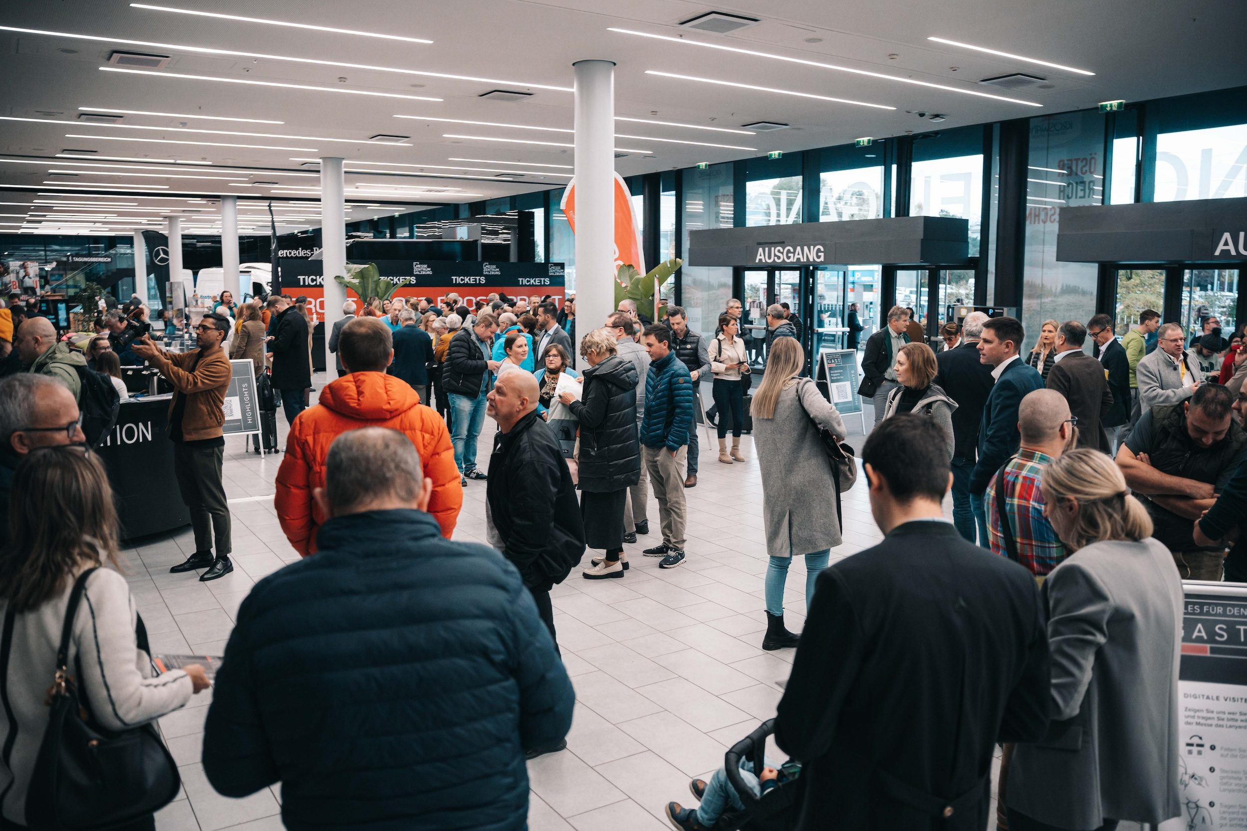 „Alles für den Gast“ Messe im Messezentrum Salzburg.