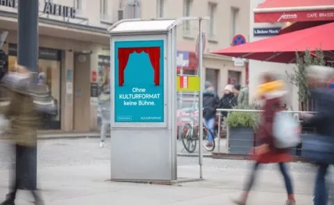 Kulturformat Eigenkampagne "Ohne Kulturformat keine Bühne" auf Telelight.
