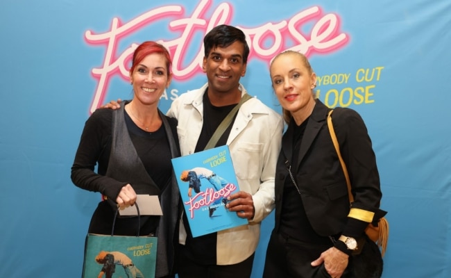 Adriana Zartl, Ramesh Nair und Lilian Klebow kamen zur Footloose Premiere in die Wiener Stadthalle.