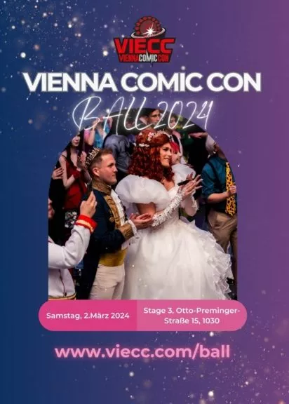 Der 2. Vienna Comic Con Ball findet am 2. März 2024 im Stage 3 statt.