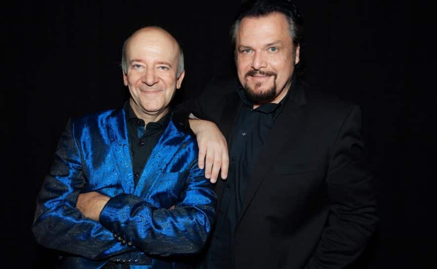 Auftritt für Andy Lee Lang und Werner Auer.
