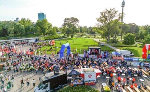 Charity-Laufveranstaltung im Donaupark zugunsten des Vereins Herzkinder.