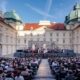 Open-Air Veranstaltung im Kaiserhof des Stifts Klosterneuburg.